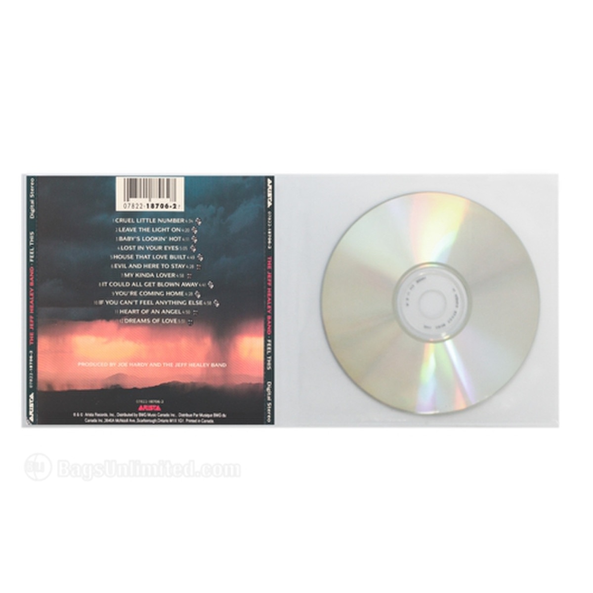 These clear polyethylene CD Gatefol